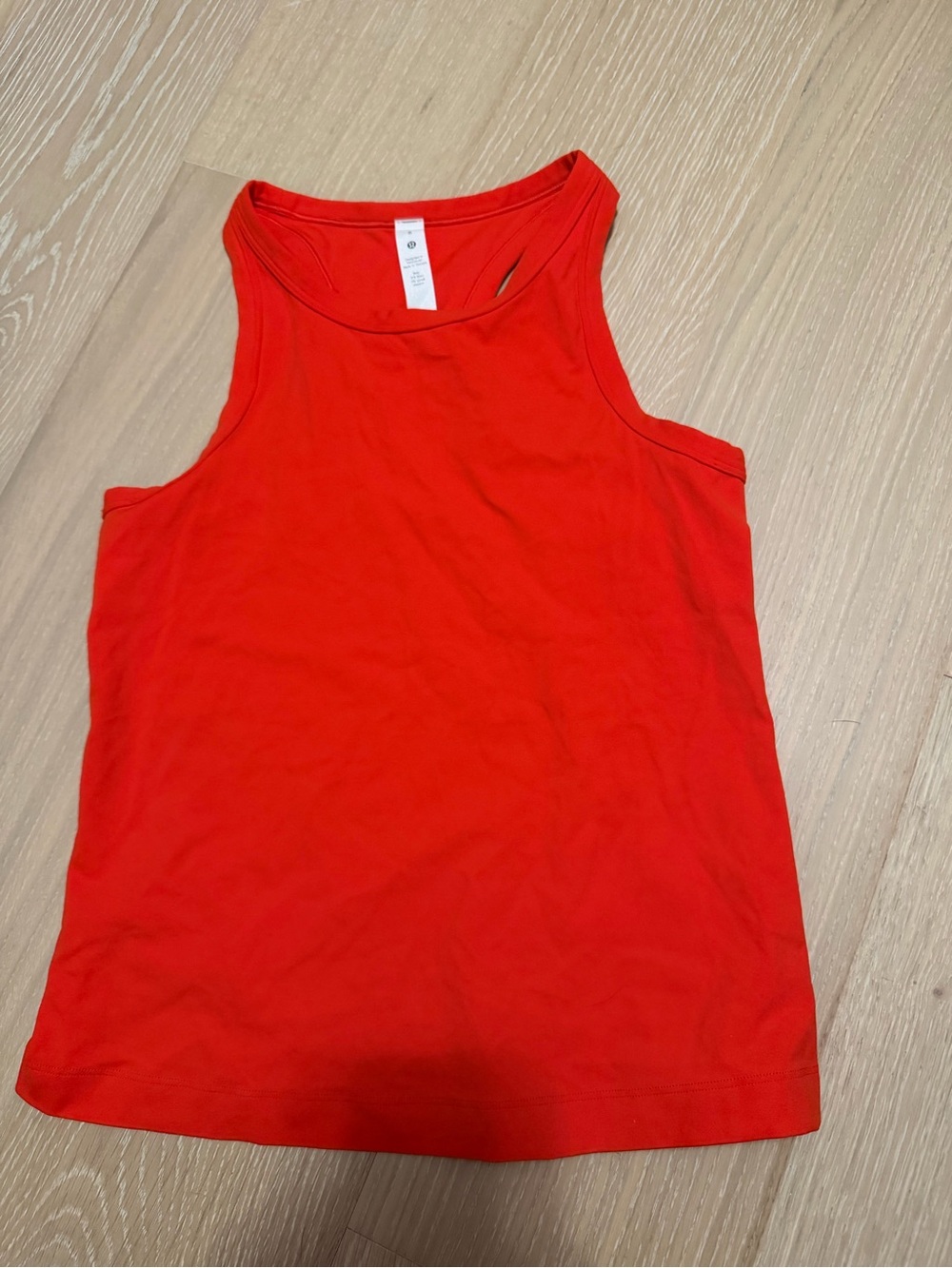 lululemon Align Waist-Length Racerback Tank Top Athleisure - Solar Orange - 6